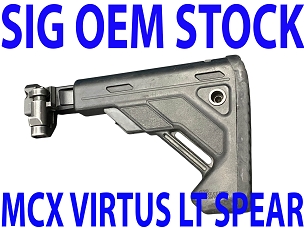 SIG MCX Stock Telescoping Folding , MPX, LVAW builds